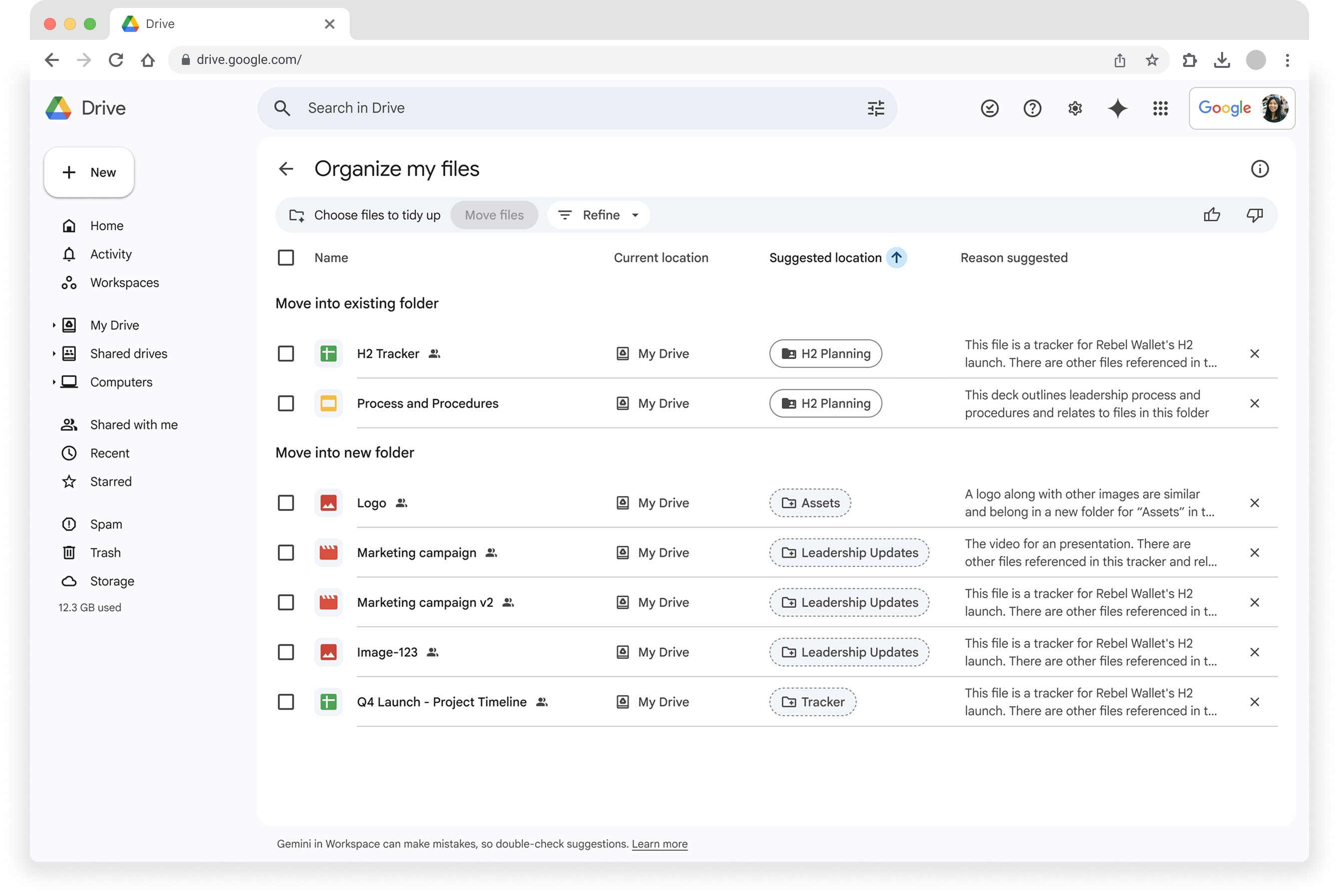 Google Drive AI File Organizer
