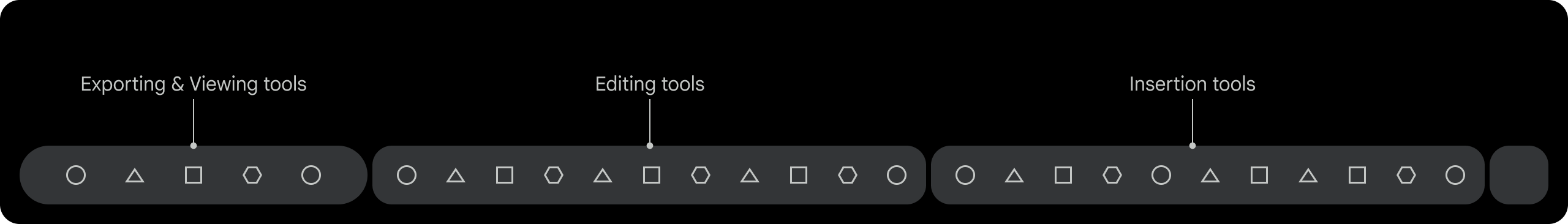 Toolbar design