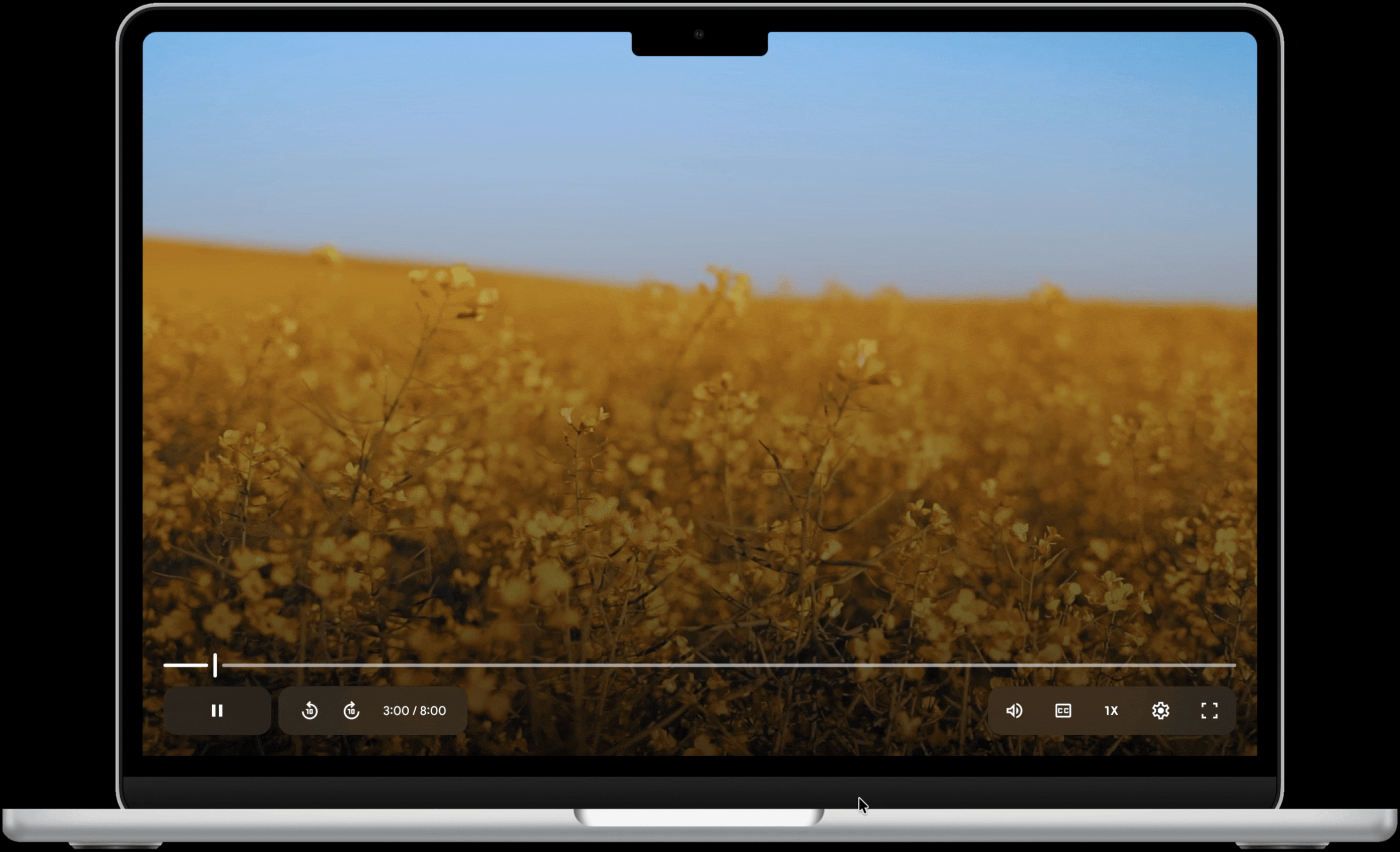 Video player desktop design