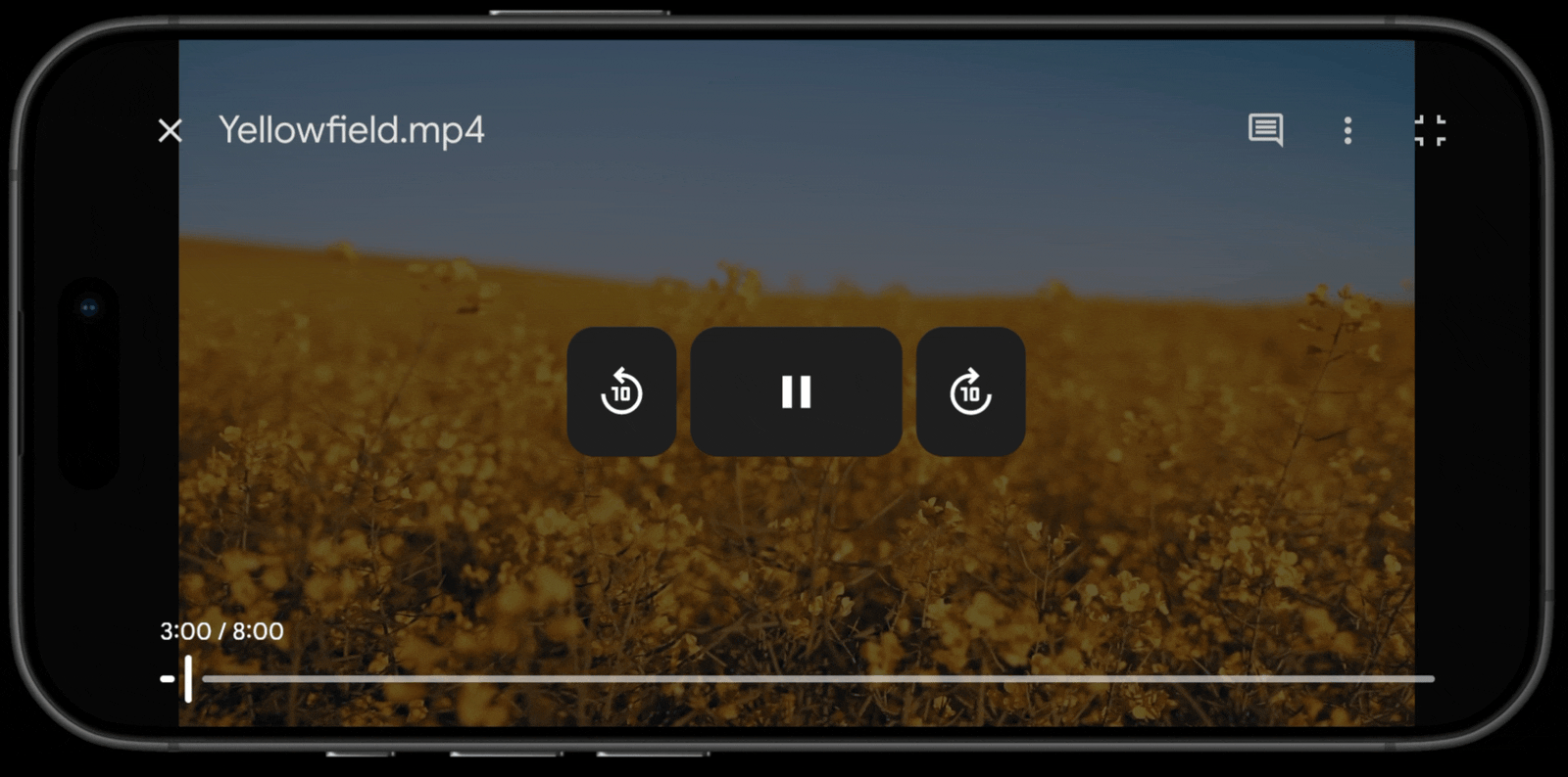 Video player mobile design